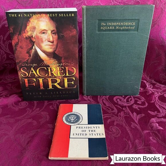 Vintage Patriotic-Themed Book Lot (3): George Washington, U.S. Presidents…. - Picture 1 of 9